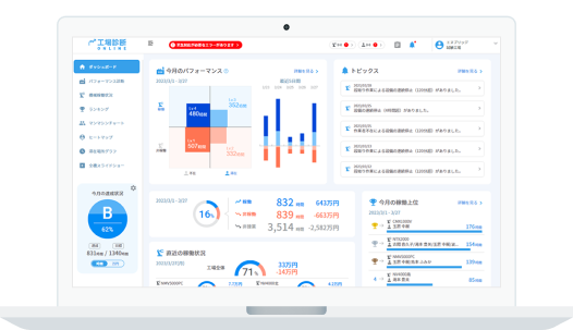 工場診断オンライン 画面イメージ